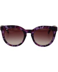 Dolce & Gabbana - Gorgeous Tortoise Oval Sunglasses With Uv Protection - Lyst