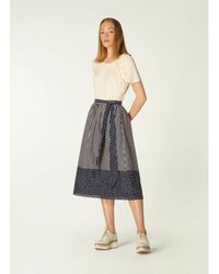 LK Bennett - Smith Skirt, /Cream Cotton - Lyst