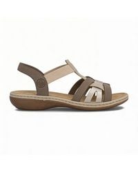 Rieker - 65918-64 Slingback Sandals Textile - Lyst