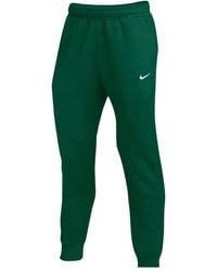 Nike - Plain Dark Sweatpants Cotton - Lyst