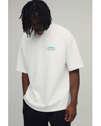 BoohooMAN - Tall Oversized Extended Neck Super Premium Heavyweight Limited T-Shirt - Lyst