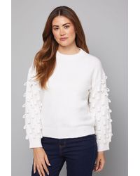 Wallis - Loop Sleeve Jumper - Lyst