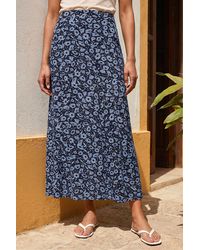 Roman - Flower Print Jersey Stretch Skirt - Lyst