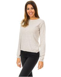 Met - Womenss Long Sleeve Round Neck Sweater 10Dtl0169 - Lyst