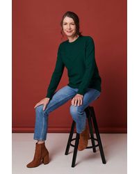 Izabel London - Textured Knit Slim Fit Jumper - Lyst