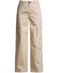 Parajumpers - Sun Kissed Wide Leg Cargo Trousers Cotton - Lyst