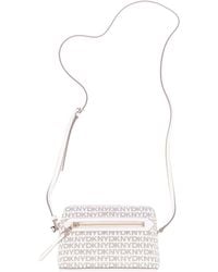 DKNY - Accessoires Bryant Ave Tz Dome Cross Body Bag In Off White - Lyst