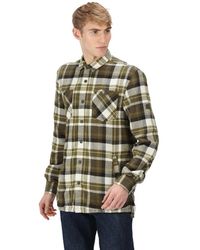 Regatta - Thamos Organic Cotton Check Long Sleeve Shirt - Lyst