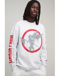 BoohooMAN - Oversized Linkin Park License Printed Sweatshirt - Lyst