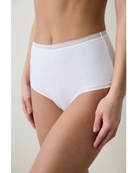 Penti - High-Waist Cotton Jersey Brief - Lyst