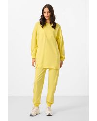 TOMMY LIFE - Oversized Fleece Sweatshirt And Pants Set - Lyst