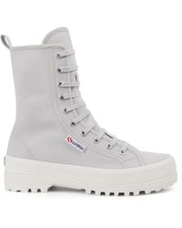 Superga - Ladies 2641 Alpina High Tops /Avorio) - Lyst