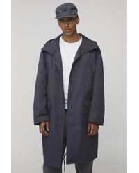 BoohooMAN - Regular Fit Long Length Hooded Parka Jacket - Lyst