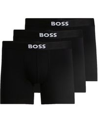 BOSS - 3 Pack D.Beckham Boxer Briefs Cotton - Lyst