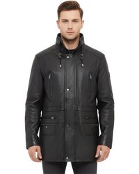 Infinity Leather - Soft Italian Parka Coat-Gatton Lamb Leather - Lyst