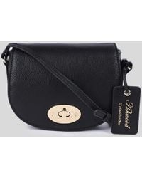 Ashwood Leather - 'Borsa Della Moda' Real Saddle Crossbody Bag - Lyst