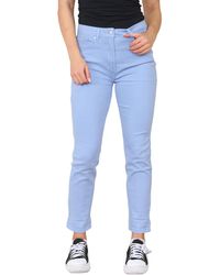 M&CO. - High Rise Tapered Straight Leg Mom Jeans - Lyst