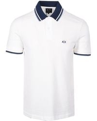 ARMANI EXCHANGE - Armarni Polo Shirt Off Cotton - Lyst