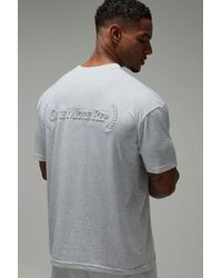 BoohooMAN - One More Rep Oversized Embossed T-Shirt - Lyst