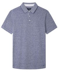 Hackett - Cotton Linen Filafil Polo Shirt - Lyst