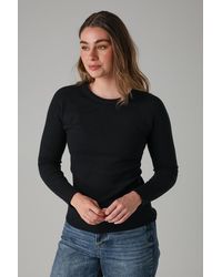 French Connection - Cosy Soft Touch Crew Neck Raglan Jumper - Lyst
