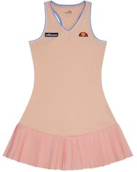 Ellesse - Guin V-Neck Sleeveless Mini Dress - Lyst