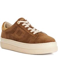 Dune - Eden Flatform Lace-Up Trainers - Lyst