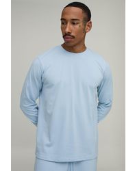 BoohooMAN - Regular Fit Premium 280Gsm Long Sleeve T-Shirt - Lyst