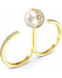 Guess - Jubr04453Jwyg54 Ladies Calypso Ring - Lyst