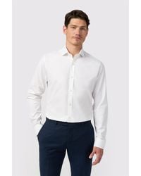 Alexandre Silver Label - Long Sleeve Cutaway Collar Textured Tailored Formal Shirt - Lyst