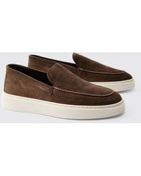 BoohooMAN - Leather Loafer - Lyst