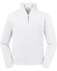 Russell - Authentic Quarter Zip Sweatshirt - Lyst