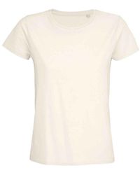 Sol's - Ladies Pioneer Organic T-Shirt (Off) Cotton - Lyst