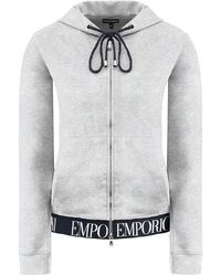 Armani - Emporio Track Jacket Cotton - Lyst