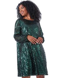 Roman - Petite Sequin Shift Dress - Lyst