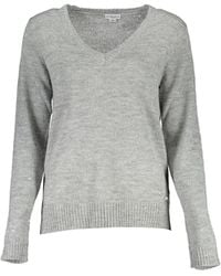 U.S. POLO ASSN. - Glitter Vneck Knit Sweater - Lyst