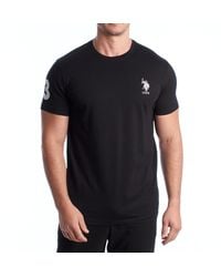 U.S. POLO ASSN. - Cotton Short Sleeve T-Shirt Us42154027 - Lyst