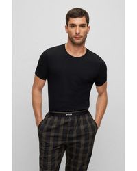 BOSS - Bodywear 3 Pack Crew Neck T-Shirts - Lyst