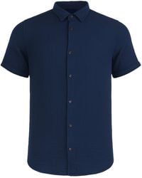 Ted Baker - Digmer Textured Lightweight Shirt Cotton - Lyst