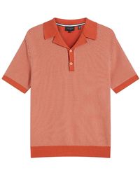 Ted Baker - Gregry Small Stitch Knitted Polo - Lyst