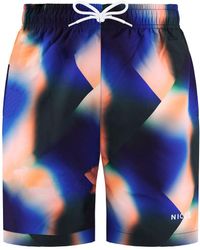 Nicce London - Paradise Multicoloured Swim Shorts - Lyst