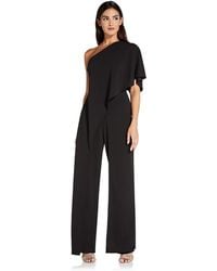 Adrianna Papell - One Shoulder Jumpsuit - Lyst