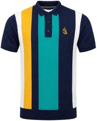 Nautica - Hickory Knitwear Polo Shirt Cotton - Lyst
