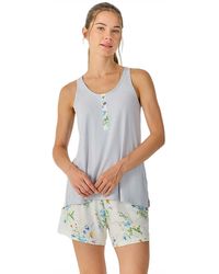 J&j Brothers - Summer Short Sleeveless Pyjamas Jjb41 - Lyst