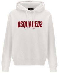 DSquared² - Horror Logo Hoodie Cotton - Lyst