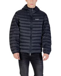 ARMANI EXCHANGE - Padded Hooded Jacket - Lyst