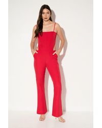 MissPap - Tailored Cut Out Corset Jumpsuit - Lyst