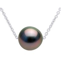 Ateliers Saint Germain - Necklace Real Cultured Tahiti Pearl Round 8-9 Mm - Lyst