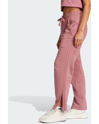 adidas - All Szn French Terry 3-Stripes Straight Leg Pants - Lyst