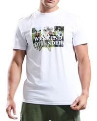 Weekend Offender - T Shirt Crew Neck Short Sleeve Hymns Summer Tee - Lyst